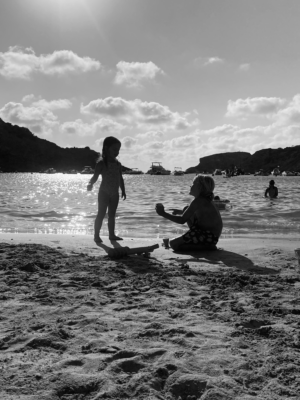 Cala Vadella Beach Ibiza with Kids